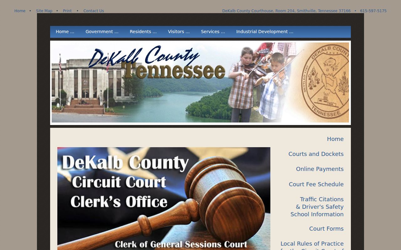 DeKalb County court records fee schedule